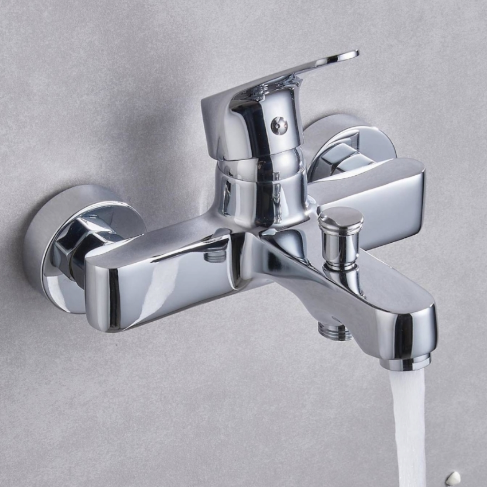 Смесител за вана/душ, Сребрист GT-SL