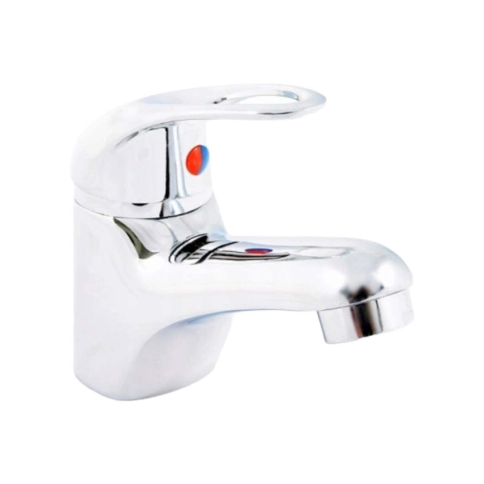 Смесител за умивалник стоящ тип, Сребрист ZS73