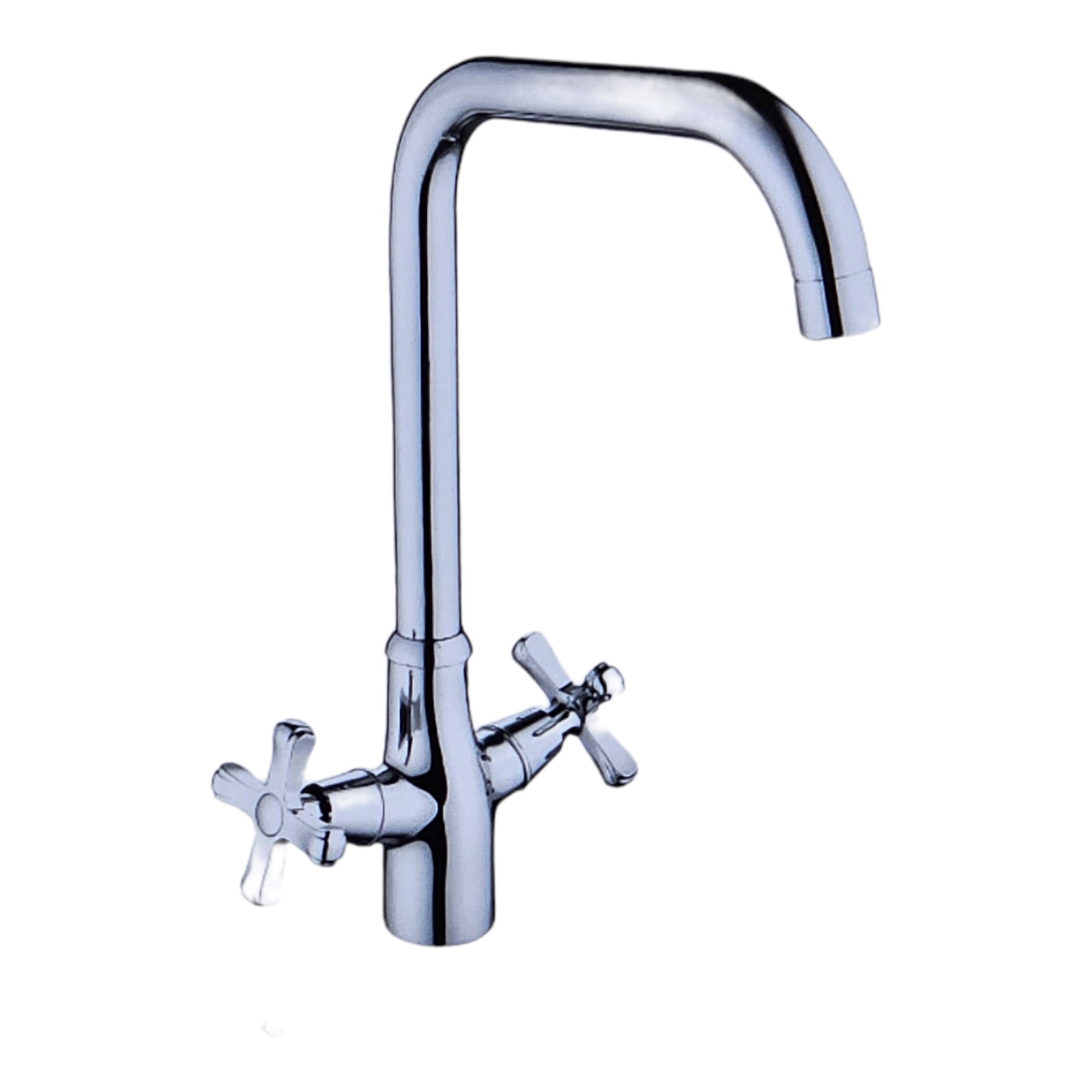 Смесител за кухня ретро стил, Сребрист 7005005C-C27