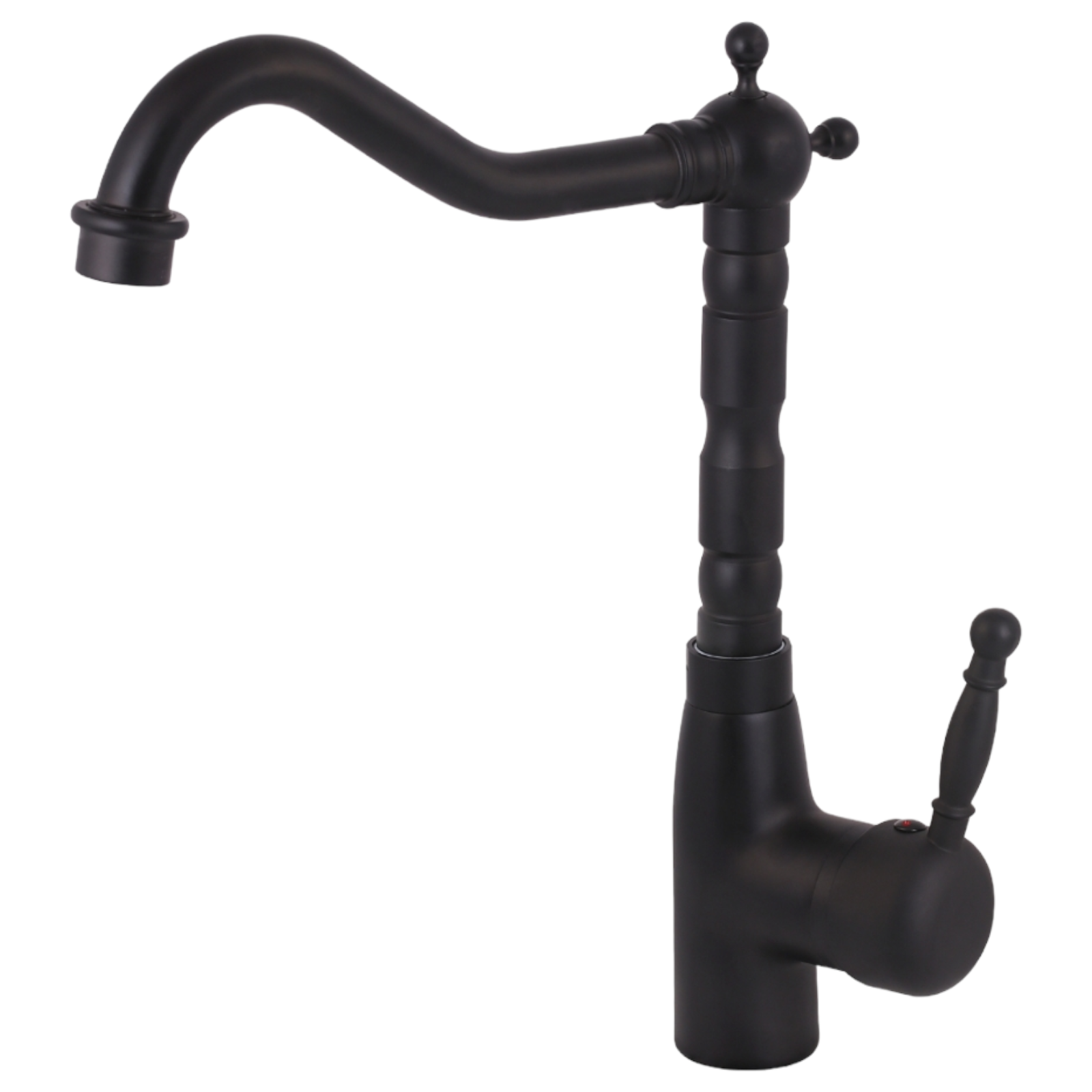 Смесител за кухня в ретро стил, Черен DDM006