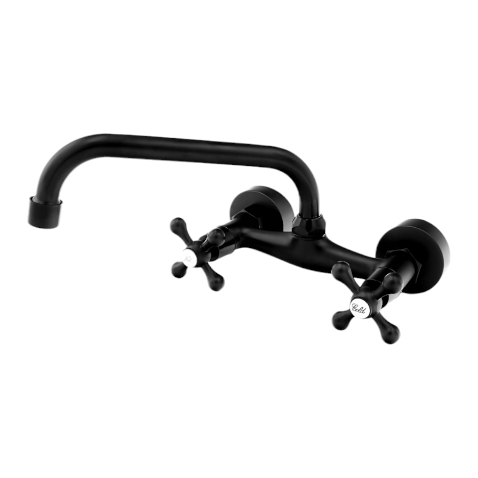 Стенен смесител в ретро стил, Черен DDM0065