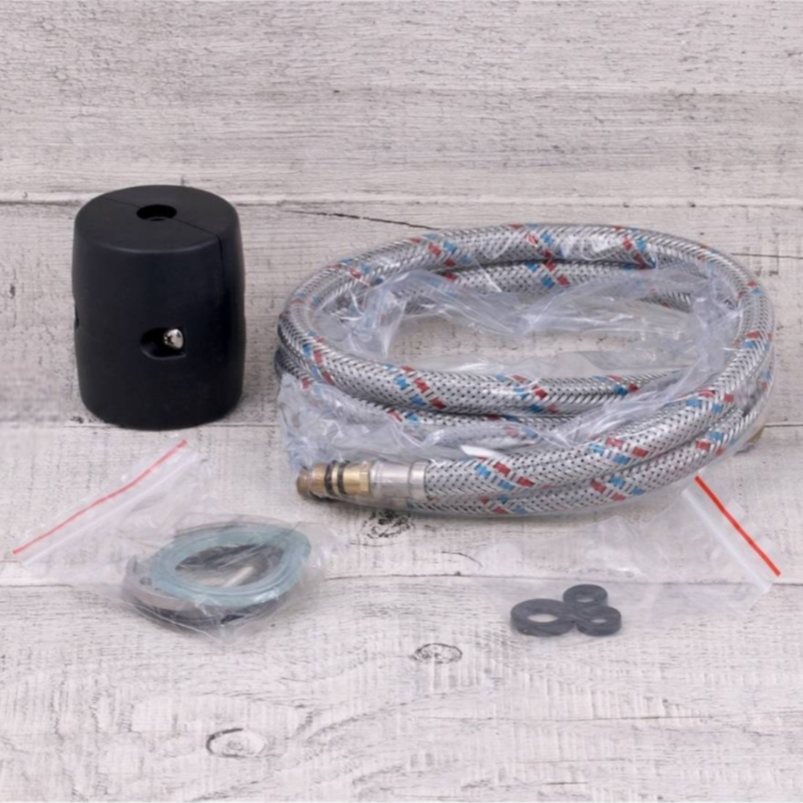 Смесител за кухня с издърпващ се чучур, Сребрист PT-7100