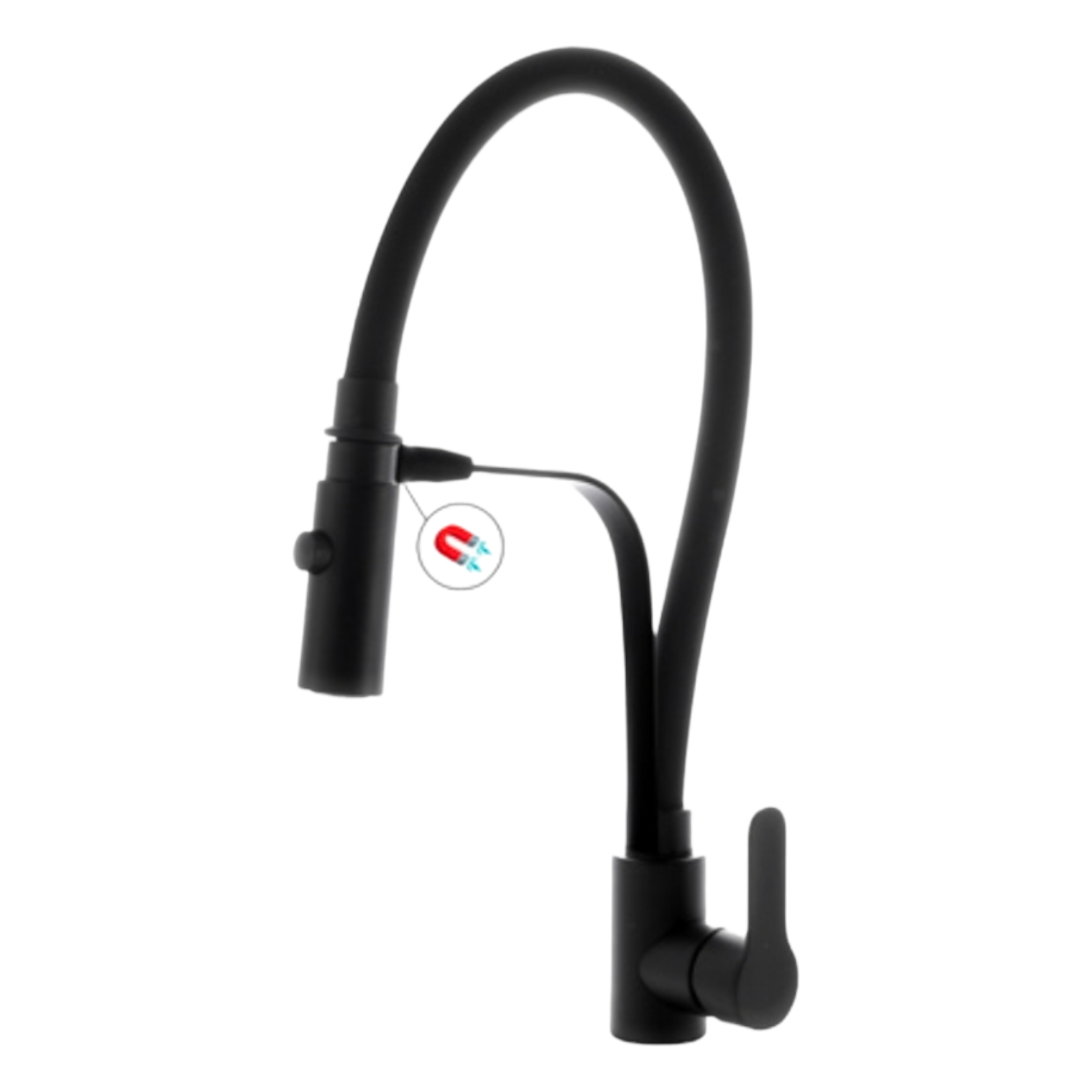 Смесител за кухня, Черен PT-7183B