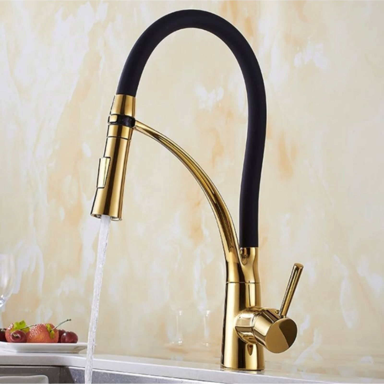 Смесител за кухня, Златист PT-7197G