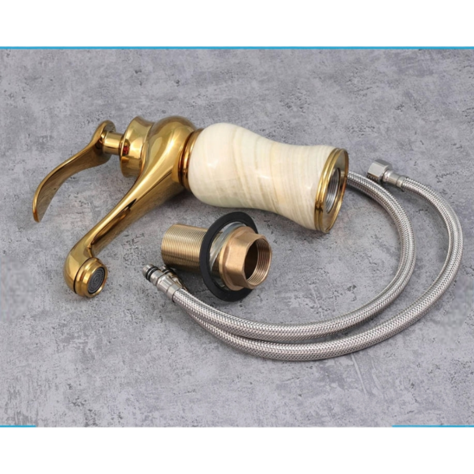 Смесител за умивалник, Златист SONG-001