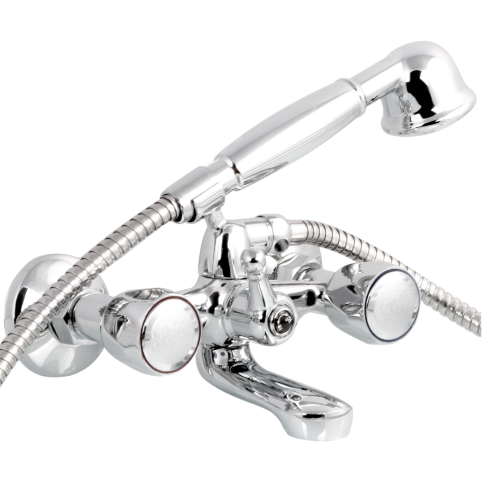 Класически стенен смесител за душ/вана, Сребрист OD-9(9212)