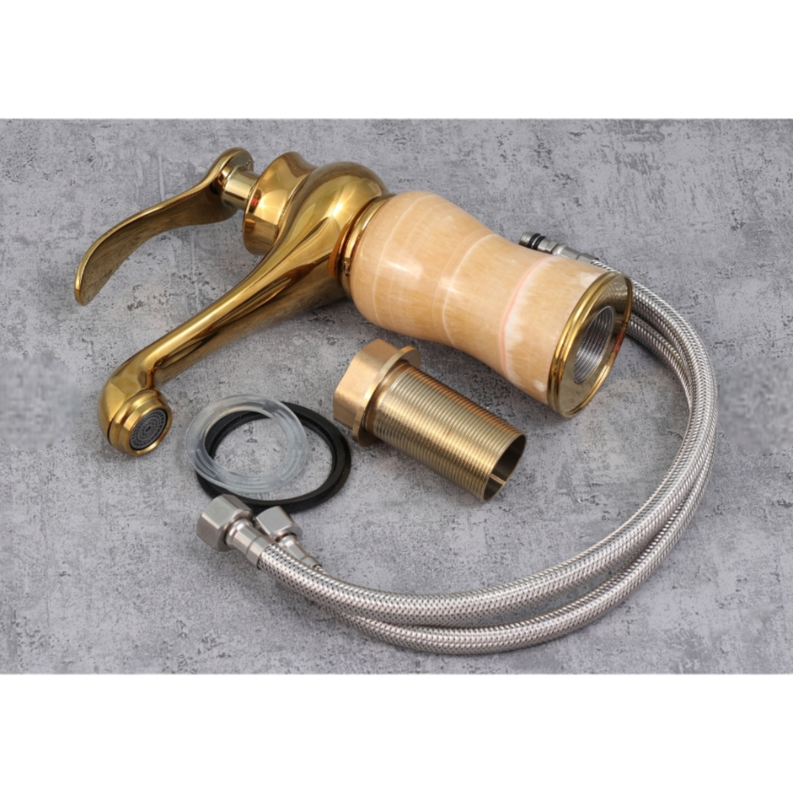 Смесител за умивалник, Златист SONG-002