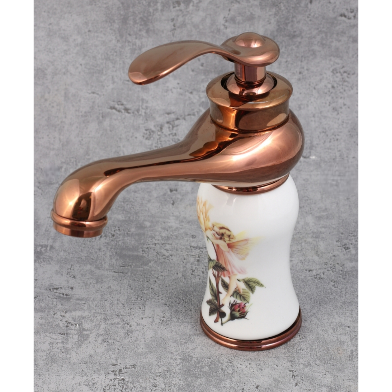 Смесител за умивалник в меден цвят SONG-004