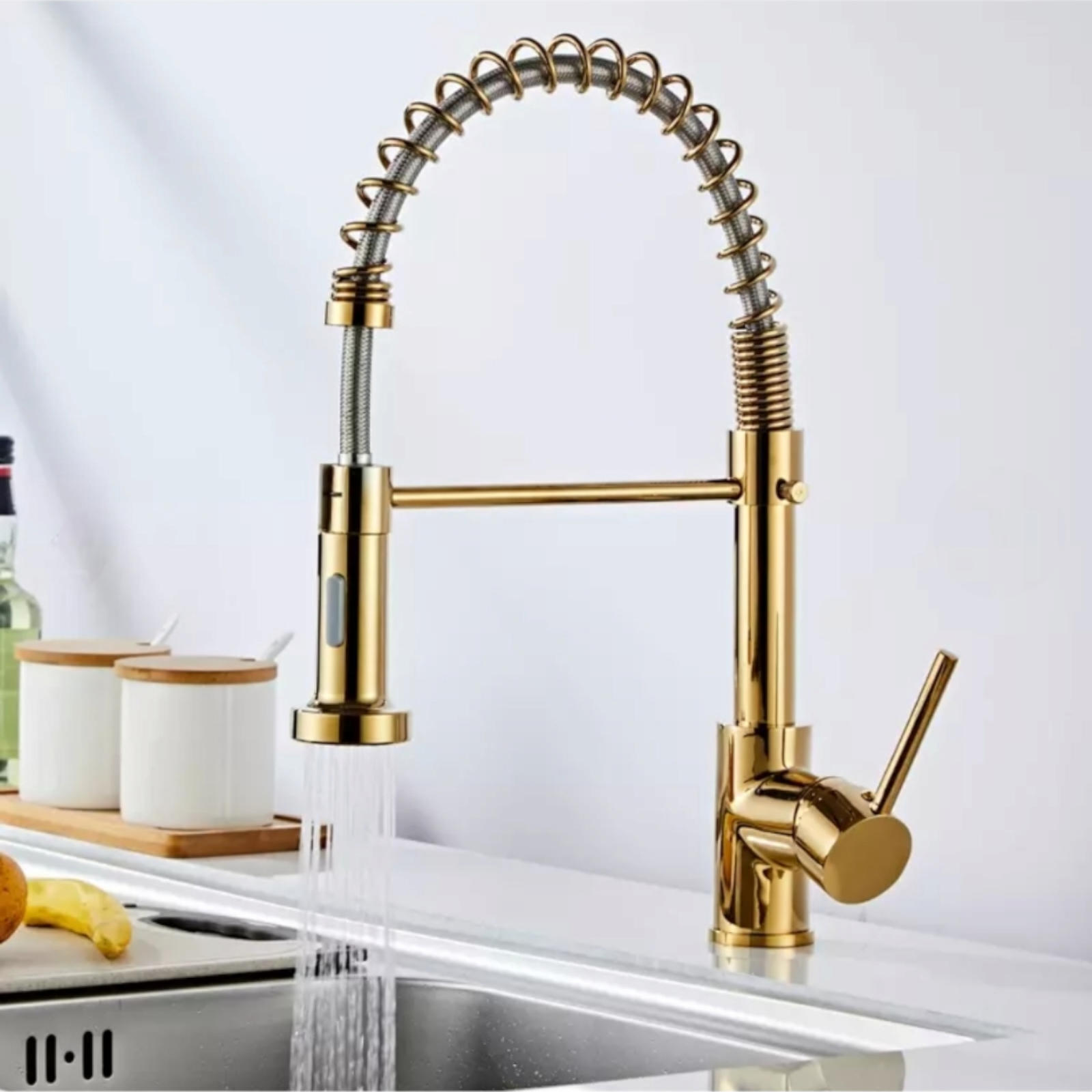 Смесител за кухня, Златист PT-7201G