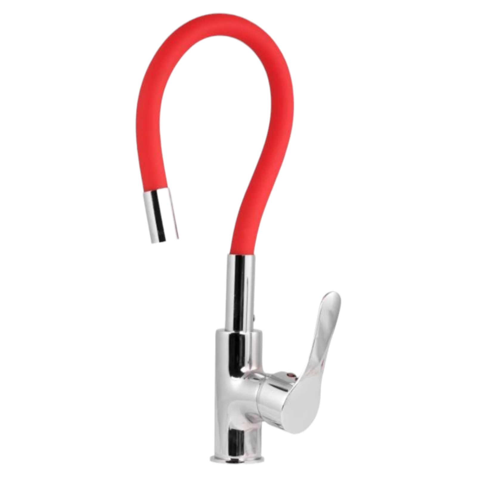 Смесител за кухня с гъвкав чучур,  Червен TSTR