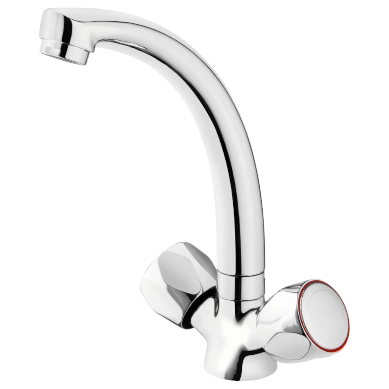 Смесител за умивалник класически, Сребрист 1235-2