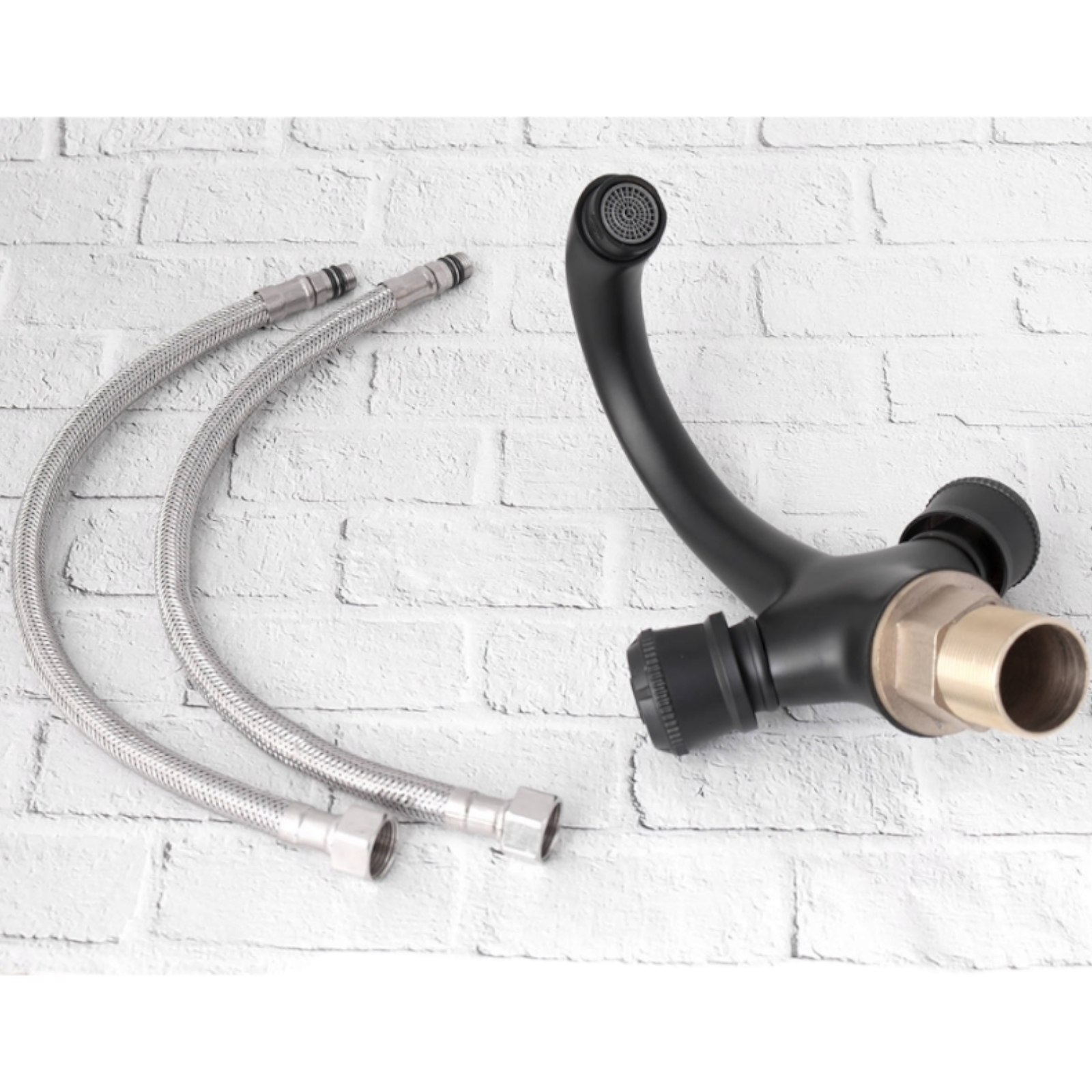 Смесител за умивалник класически, Черен DDM004