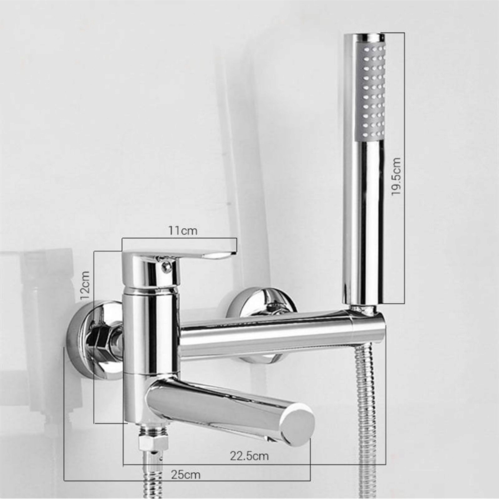 Смесител за душ/вана, Хром DDM0072D