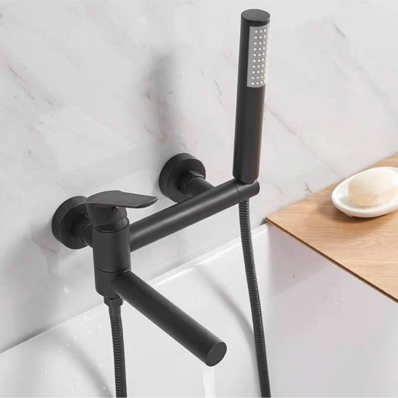 Смесител за душ/вана, Черен DDM0072H