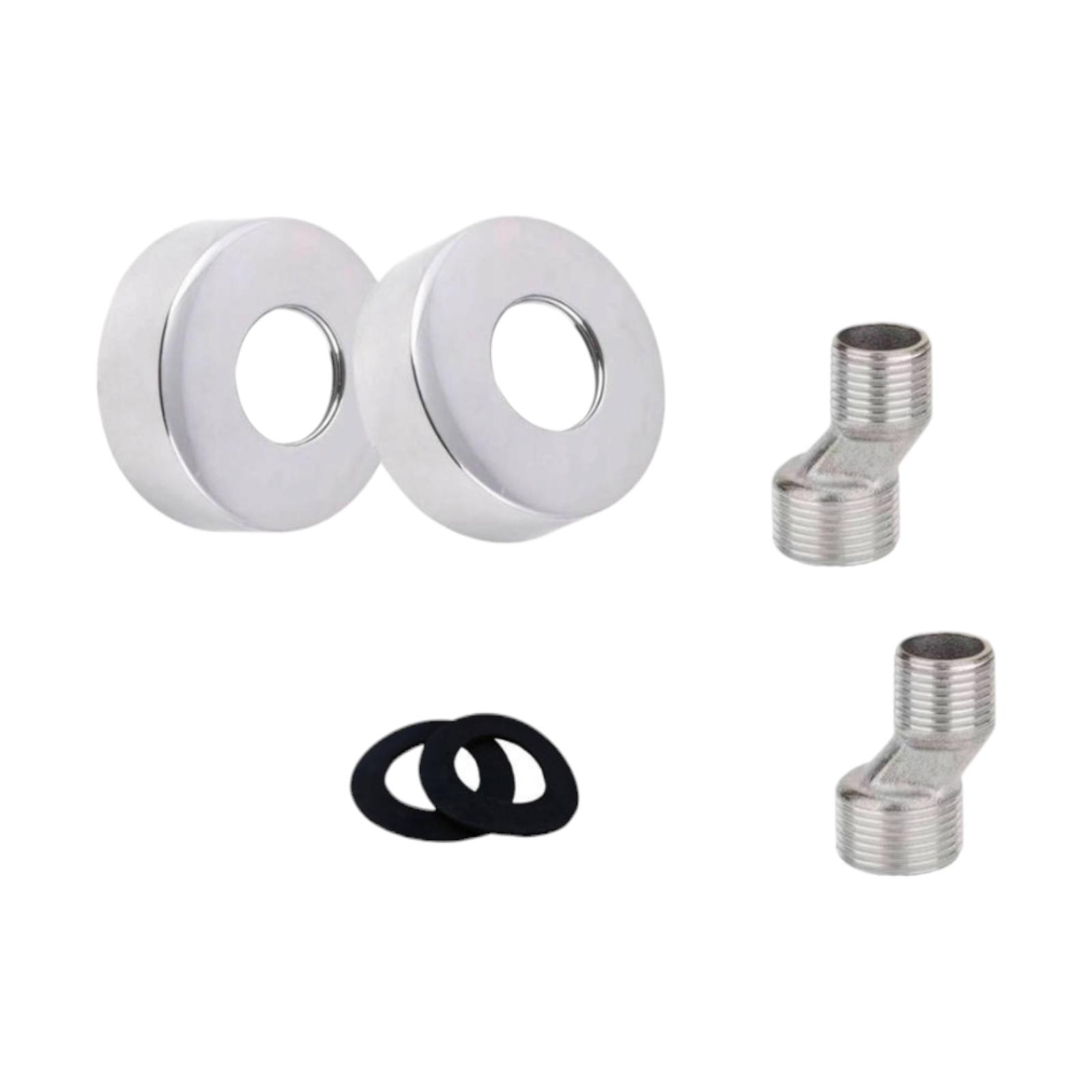 Смесител за душ/вана каскаден тип, Сребрист TFSL-01