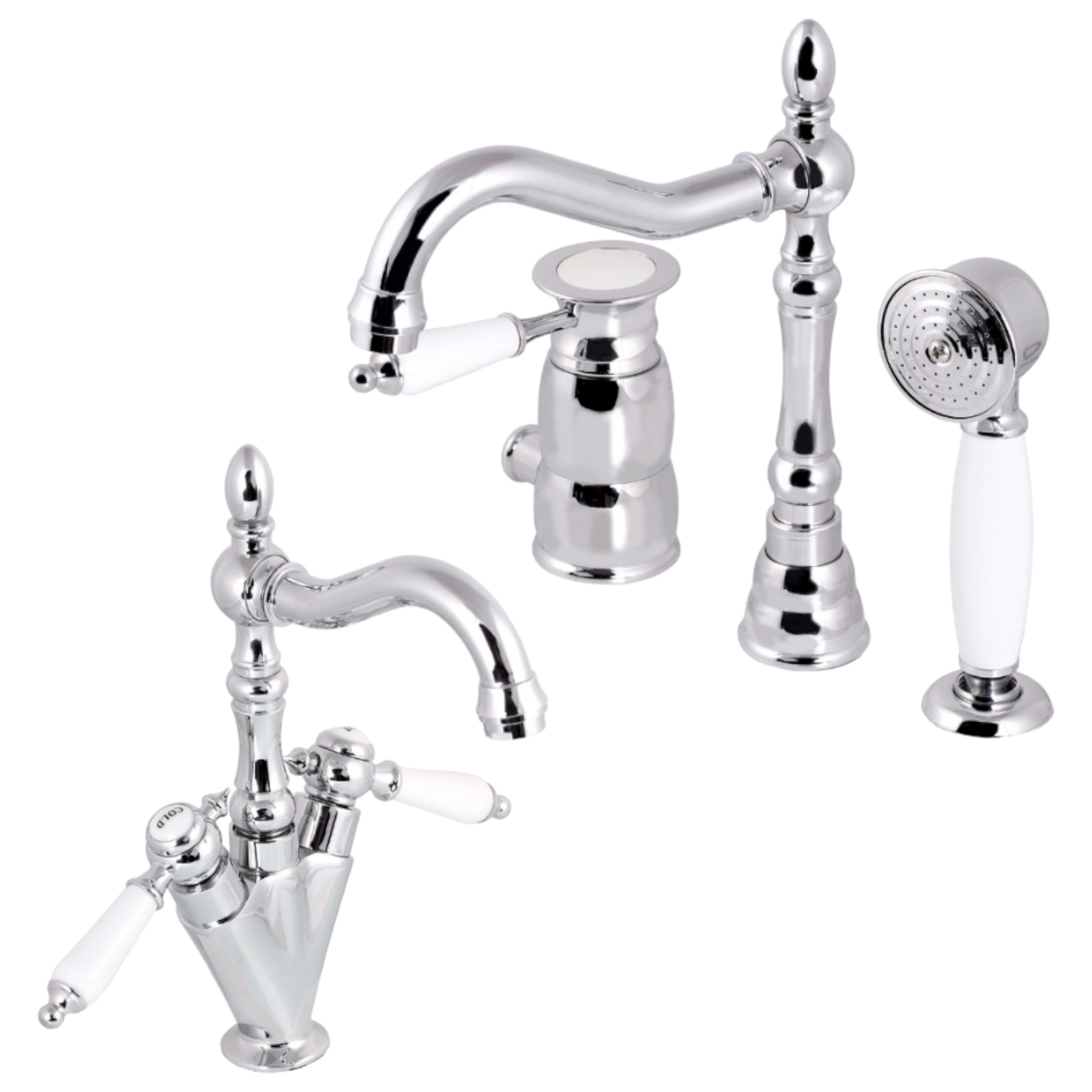 Смесител за вана+смесител за умивалник HF0051+UMYWALKOWA