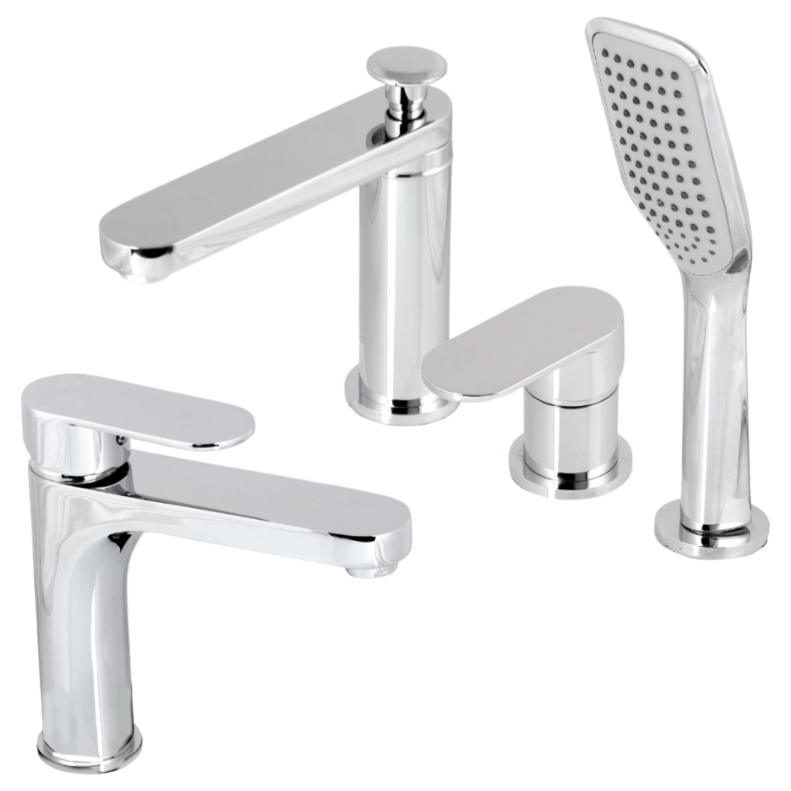 Смесител за вана+смесител за умивалник HF0060+UMYWALKOWA