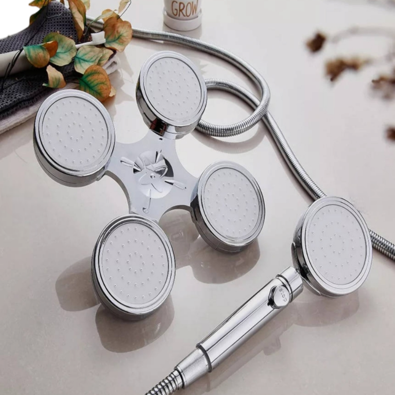 Комплект душ, Сребрист SY-352C