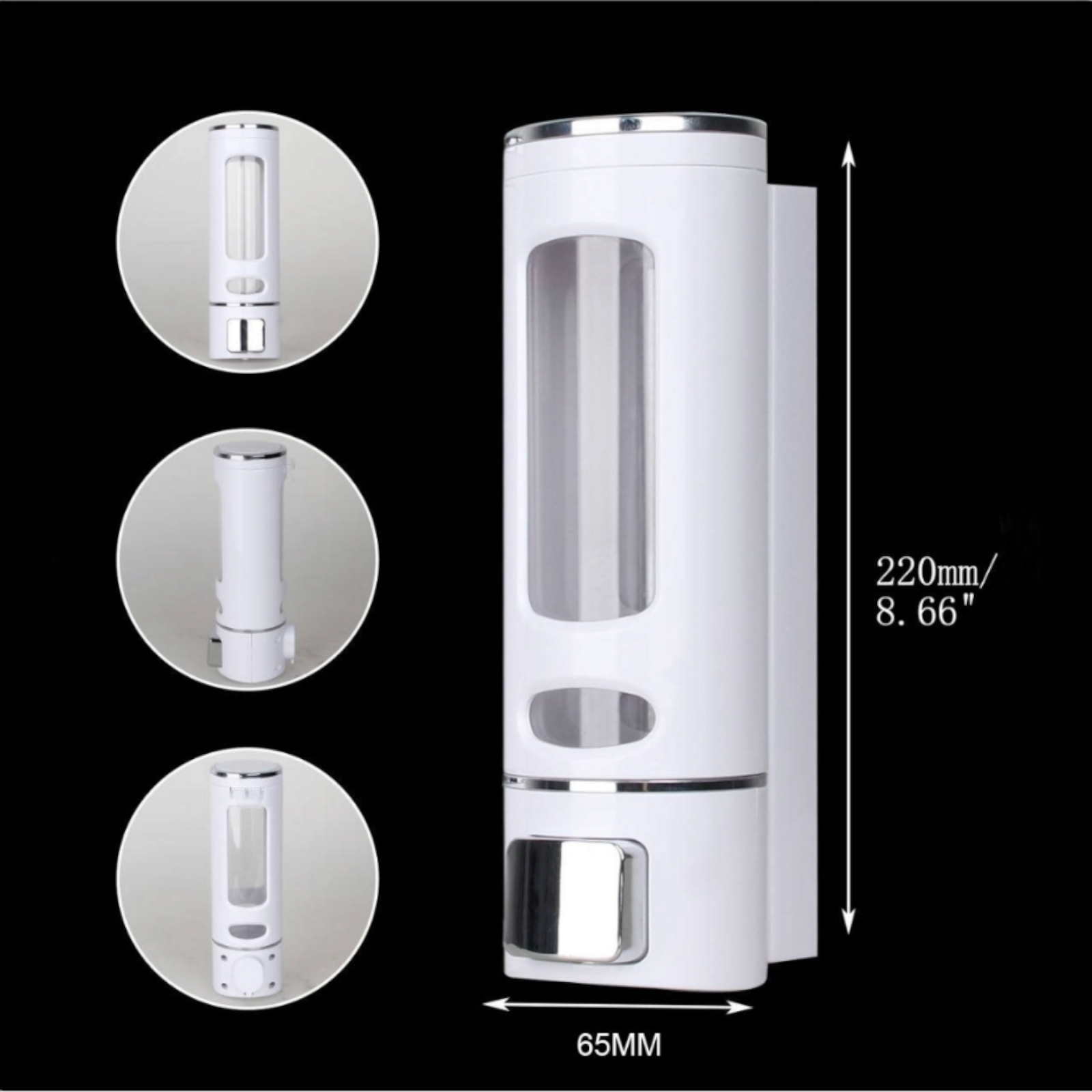 Дозатор/Диспенсър за течен сапун, пяна, душ гел AH-50W