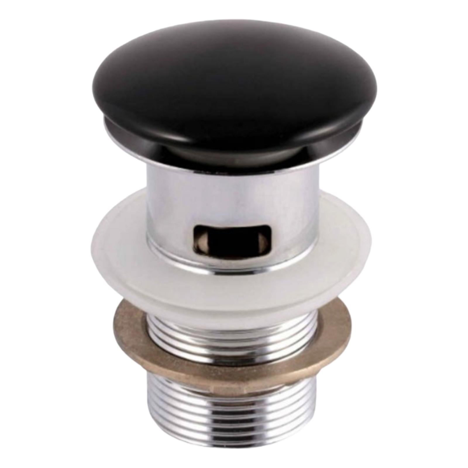 Тапа за умивалник керамична, Черна K-1001SSB