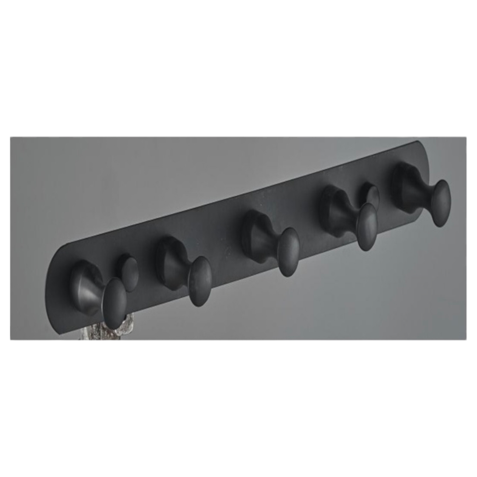 Закачалка с пет куки, Черна RH08-5B