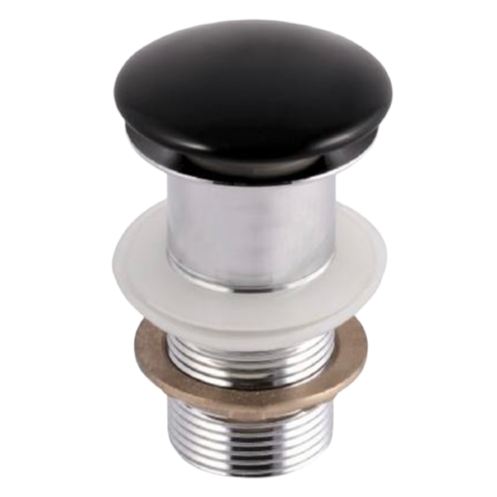 Тапа за умивалник керамична, Черна K-1005SSB