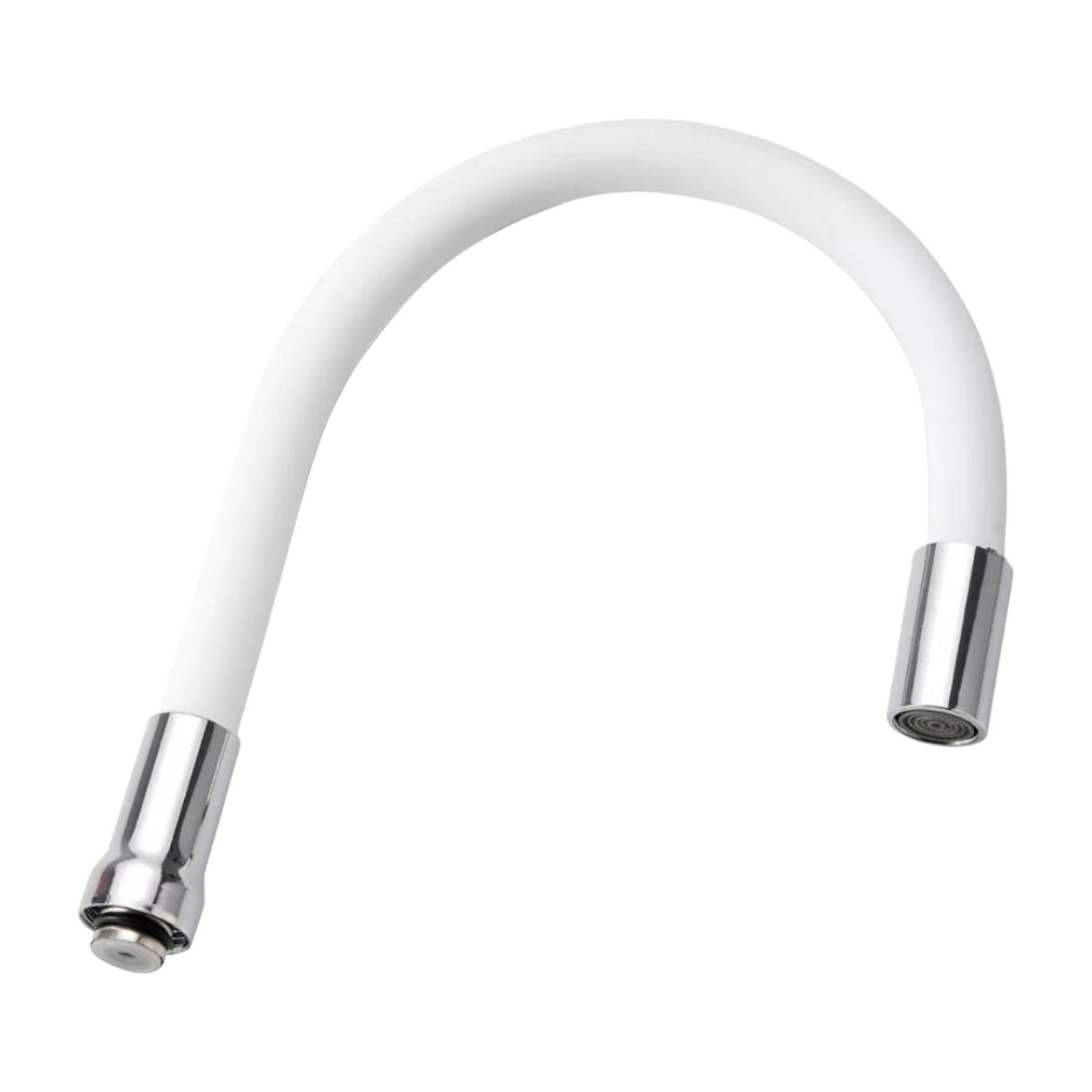 Чучур за смесител, висок в Бяло и Сиво WY003