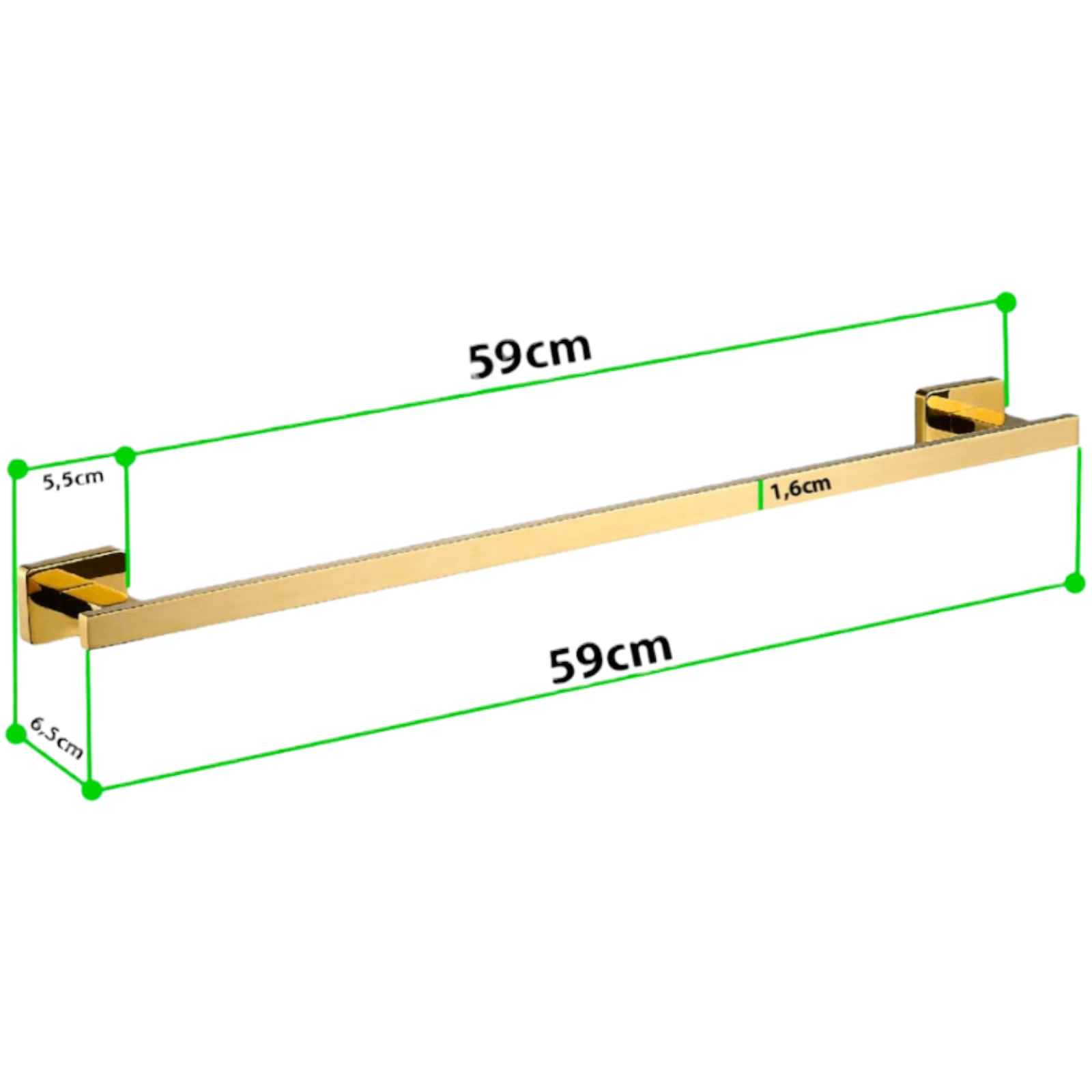 Поставка за хавлии, единична UC-17711G